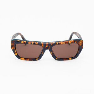 Alain Mikli A0 5053 Armitage 002/73 Teal Brown Tortoise Shield Sunglasses